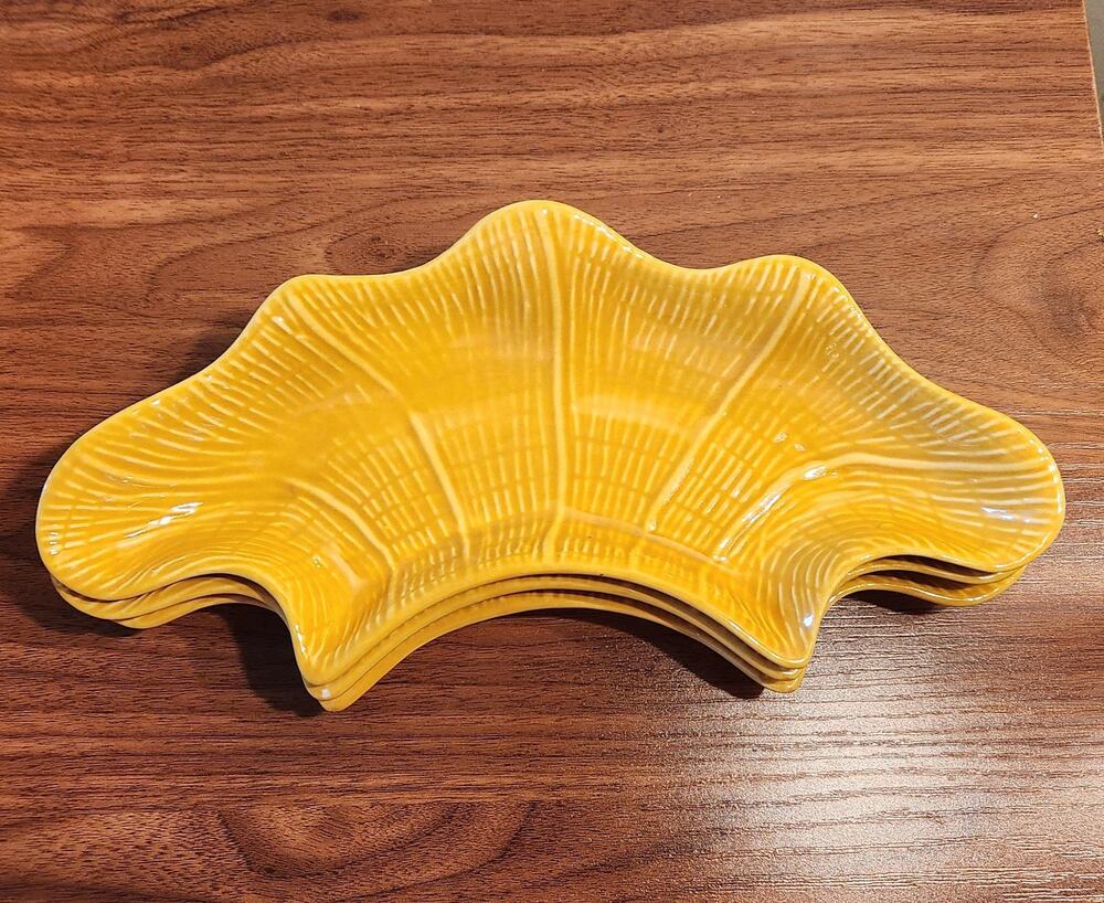 Golden Leaf Candy  or Cracker Server  | California pottery | Vintage
